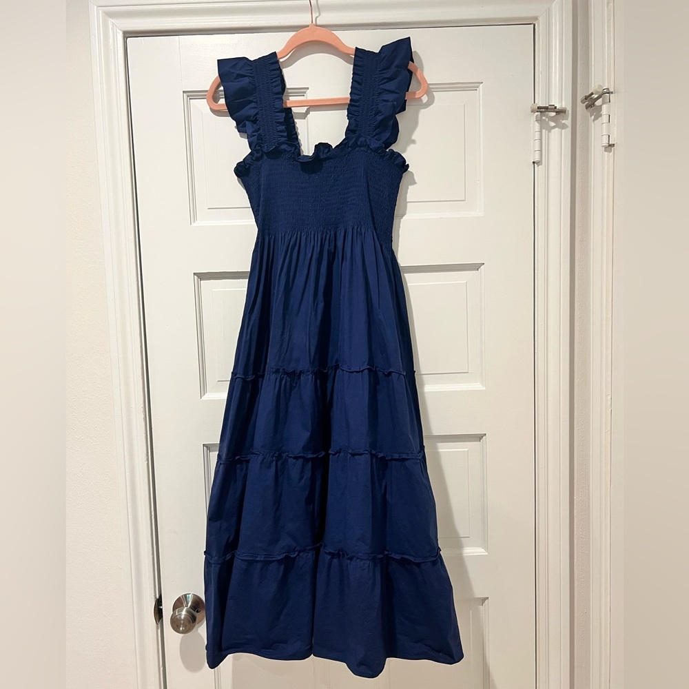Hill House Navy Midi Dress